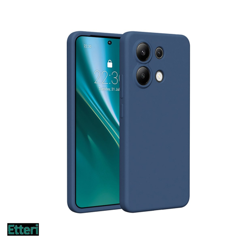 Husa Etteri Silicone pentru Xiaomi Redmi Note 13 4G, Carcasa, Albastru [0]