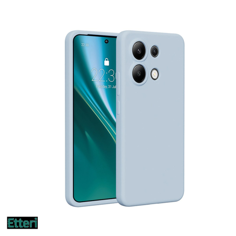 Husa Etteri Silicone pentru Xiaomi Redmi Note 13 4G, Carcasa, Albastru [0]