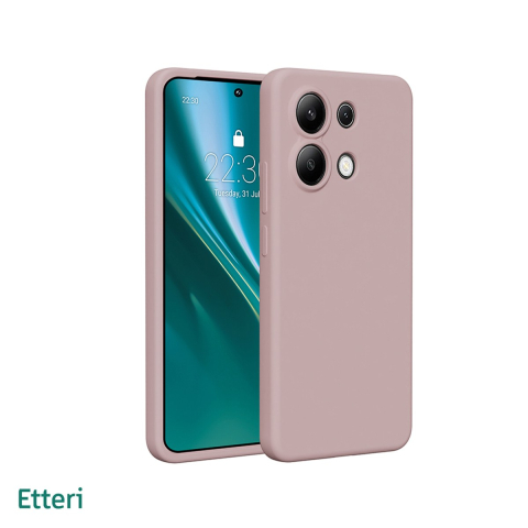 Huse si protectii pentru Xiaomi Redmi Note 13 4G - Husa Etteri Silicone pentru Xiaomi Redmi Note 13 4G, Carcasa, Roz