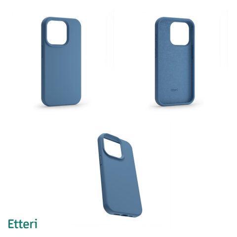 Husa Etteri Silicone pentru Xiaomi Redmi Note 13 5G, Carcasa, Albastru [3]