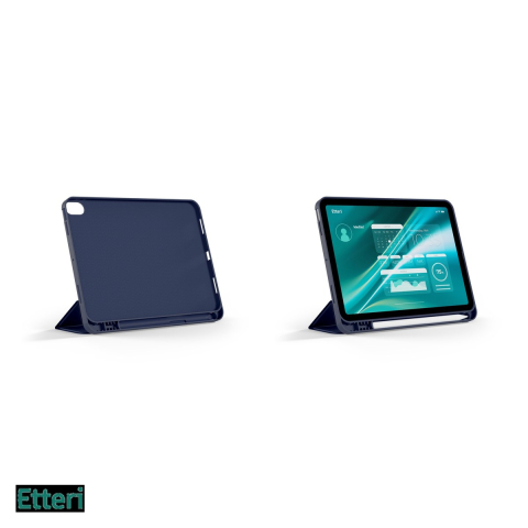 Husa Etteri Tab pentru Samsung Galaxy Tab A9, Carcasa magnetica, Albastru [4]