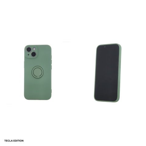 Husa Finger Grip pentru Apple iPhone 14, Carcasa, Verde [4]