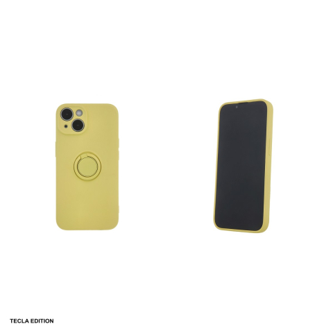 Husa Finger Grip pentru Xiaomi Redmi Note 13 Pro 5G, Carcasa, Galben [4]