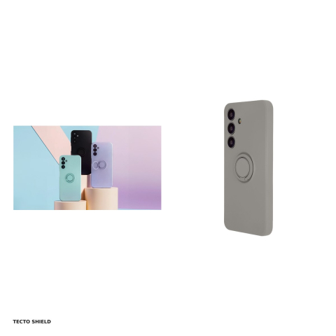 Husa Finger Ring pentru Samsung Galaxy S23 FE, Carcasa, Gri [4]