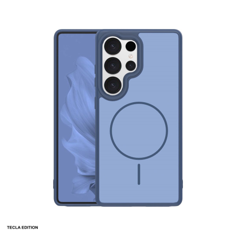 Huse telefoane - Husa Frame Thin Mag pentru Samsung Galaxy S26 Ultra, Carcasa magnetica, Albastru inchis