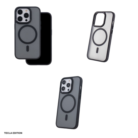 Husa Frozen Mag pentru Apple iPhone 13 Pro, Carcasa magnetica, Negru [3]