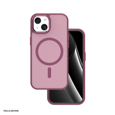 Husa Frozen Mag pentru Apple iPhone 15, Carcasa magnetica, Rosu [0]