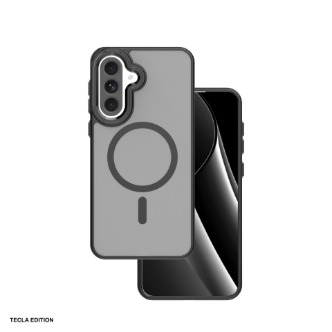 Huse telefoane - Husa Frozen Mag pentru Samsung Galaxy A37 5G, Carcasa magnetica, Negru