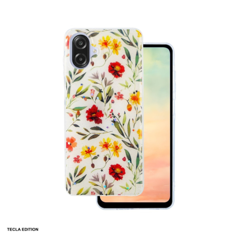 Huse si protectii smartphone - Husa Glow Glam pentru Samsung Galaxy A07 4G, Carcasa, Alb