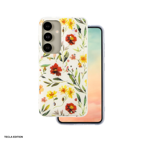 Huse si protectii smartphone - Husa Glow Glam pentru Samsung Galaxy S25, Carcasa, Alb