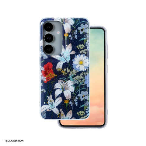 Huse si protectii smartphone - Husa Glow Glam pentru Samsung Galaxy S25, Carcasa, Albastru