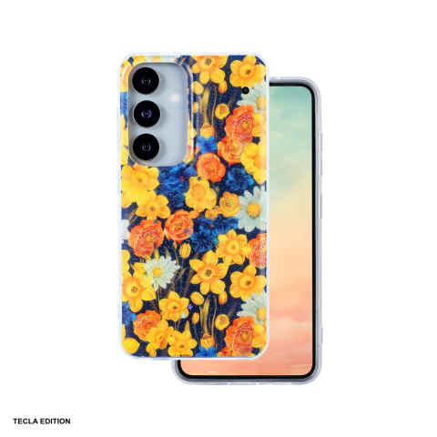 Huse si protectii smartphone - Husa Glow Glam pentru Samsung Galaxy S25, Carcasa, Portocaliu
