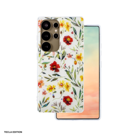Huse si protectii smartphone - Husa Glow Glam pentru Samsung Galaxy S25 Ultra, Carcasa, Alb