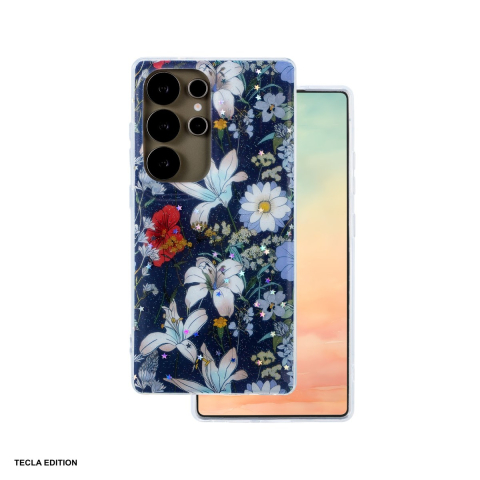 Huse si protectii smartphone - Husa Glow Glam pentru Samsung Galaxy S25 Ultra, Carcasa, Albastru