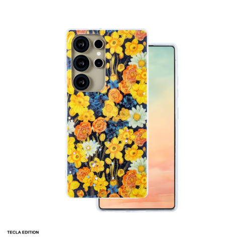 Huse si protectii smartphone - Husa Glow Glam pentru Samsung Galaxy S25 Ultra, Carcasa, Portocaliu