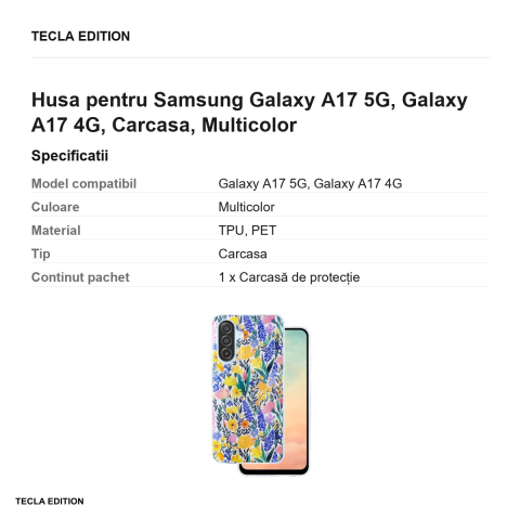 Husa Glow Glam rustic pentru Samsung Galaxy A17 5G, Galaxy A17 4G, Carcasa, Multicolor [2]