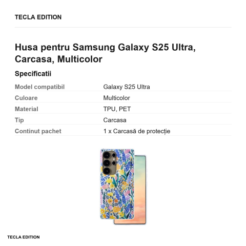Husa Glow Glam rustic pentru Samsung Galaxy S25 Ultra, Carcasa, Multicolor [2]