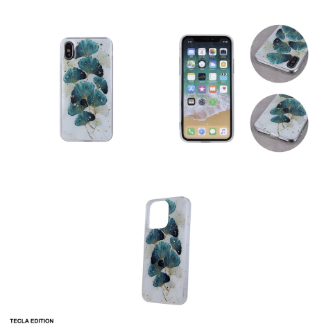 Husa Gold Glam leaves pentru Samsung Galaxy S21 5G, Carcasa, Multicolor [3]