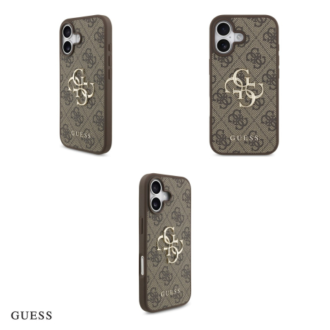 Husa Guess 4g Big Logo pentru iPhone 17, Carcasa, Maro [3]