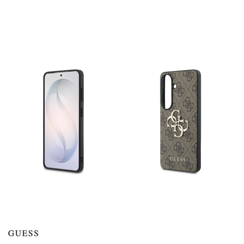 Husa Guess 4g Big Metal Logo pentru Samsung Galaxy S26 Plus, Carcasa magnetica, Maro [4]