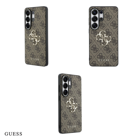 Husa Guess 4g Big Metal Logo pentru Samsung Galaxy S26 Ultra, Carcasa magnetica, Maro [3]