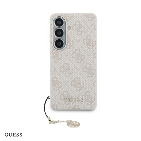 Huse si protectii smartphone - Husa Guess 4g Classic Logo Charm pentru Samsung Galaxy S26, Carcasa magnetica, Roz