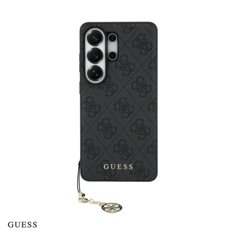 Huse si protectii pentru Samsung Galaxy S26 Ultra - Husa Guess 4g Classic Logo Charm pentru Samsung Galaxy S26 Ultra, Carcasa magnetica, Negru