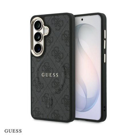Huse si protectii smartphone - Husa Guess 4g Embossed Ring pentru Samsung Galaxy S26, Carcasa magnetica, Negru