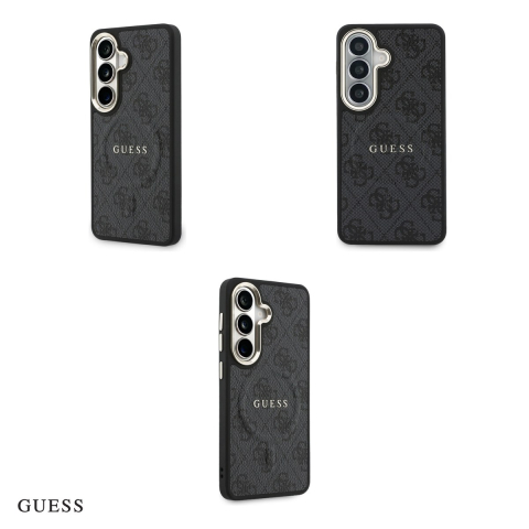 Husa Guess 4g Embossed Ring pentru Samsung Galaxy S26, Carcasa magnetica, Negru [3]