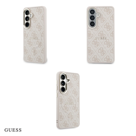 Husa Guess 4g Embossed Ring pentru Samsung Galaxy S26, Carcasa magnetica, Roz [3]