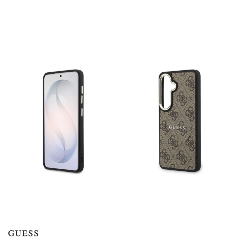 Husa Guess 4g Embossed Ring pentru Samsung Galaxy S26 Plus, Carcasa magnetica, Maro [4]