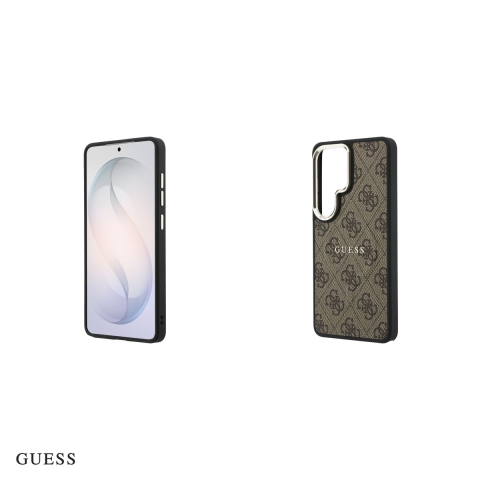 Husa Guess 4g Embossed Ring pentru Samsung Galaxy S26 Ultra, Carcasa magnetica, Maro [4]