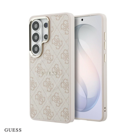 Huse si protectii pentru Samsung Galaxy S26 Ultra - Husa Guess 4g Embossed Ring pentru Samsung Galaxy S26 Ultra, Carcasa magnetica, Roz