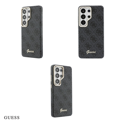 Husa Guess 4g Script pentru Samsung Galaxy S26 Ultra, Carcasa magnetica, Negru [3]