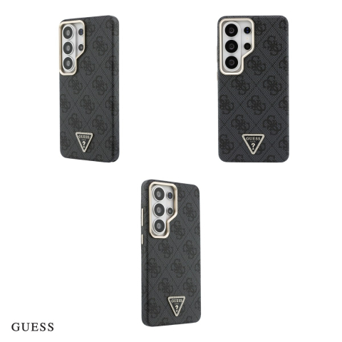 Husa Guess 4g Triangle Logo pentru Samsung Galaxy S26 Ultra, Carcasa magnetica, Negru [3]