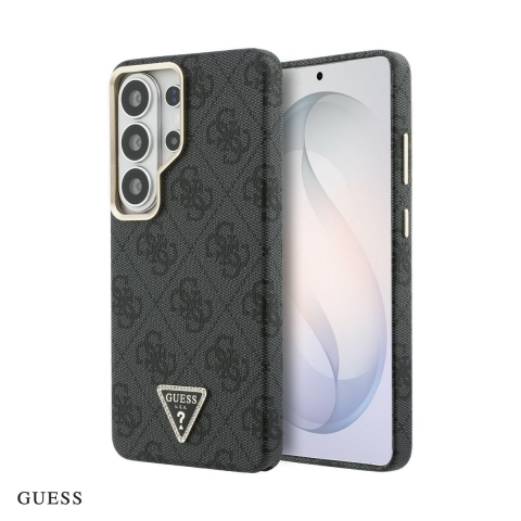 Huse si protectii pentru Samsung Galaxy S26 Ultra - Husa Guess 4g Triangle Logo pentru Samsung Galaxy S26 Ultra, Carcasa magnetica, Negru