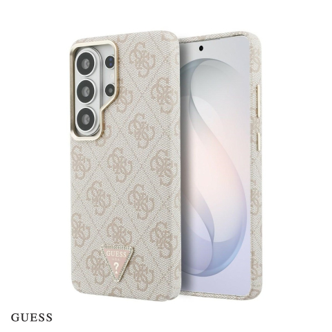 Huse si protectii pentru Samsung Galaxy S26 Ultra - Husa Guess 4g Triangle Logo pentru Samsung Galaxy S26 Ultra, Carcasa magnetica, Roz