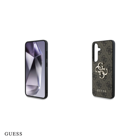 Husa Guess Big 4g Logo Classic Logo pentru Samsung Galaxy S25 Plus, Carcasa, Maro [4]