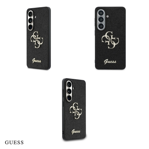 Husa Guess Fixed Glitter Big 4g Metal Logo pentru Samsung Galaxy S26, Carcasa magnetica, Negru [3]