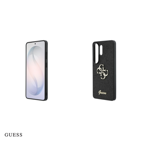 Husa Guess Fixed Glitter Big 4g Metal Logo pentru Samsung Galaxy S26 Ultra, Carcasa magnetica, Negru [4]