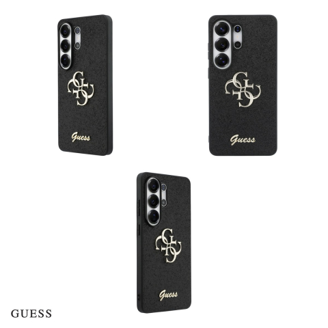 Husa Guess Fixed Glitter Big 4g Metal Logo pentru Samsung Galaxy S26 Ultra, Carcasa magnetica, Negru [3]