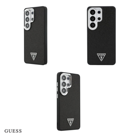 Husa Guess Fixed Glitter Triangle pentru Samsung Galaxy S26 Ultra, Carcasa magnetica, Negru [3]
