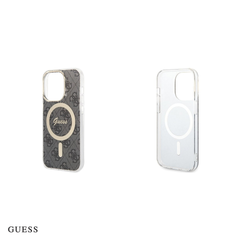 Husa Guess Hc Iml B pentru iPhone 15 Pro, Carcasa magnetica, Negru [4]