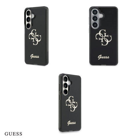 Husa Guess Iml Big Metal 4g Script pentru Samsung Galaxy S26, Carcasa magnetica, Negru [3]