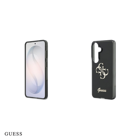 Husa Guess Iml Big Metal 4g Script pentru Samsung Galaxy S26, Carcasa magnetica, Negru [4]