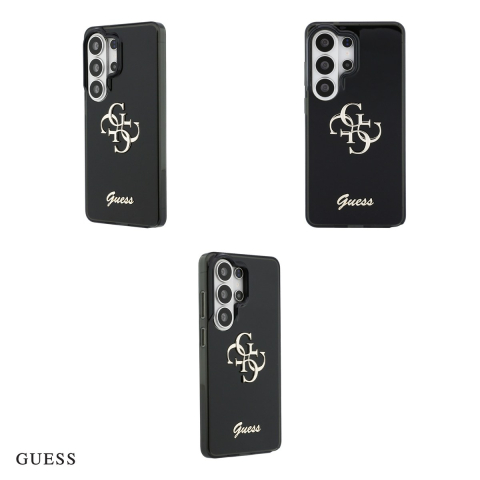 Husa Guess Iml Big Metal 4g Script pentru Samsung Galaxy S26 Ultra, Carcasa magnetica, Negru [3]