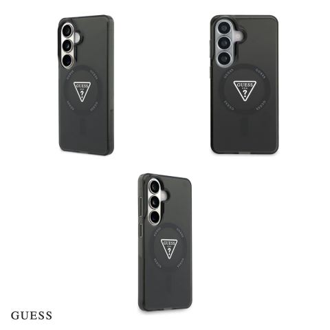 Husa Guess Iml Gradient Triangle pentru Samsung Galaxy S26, Carcasa magnetica, Negru [3]