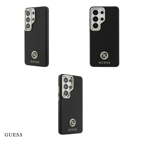 Husa Guess Rhinestone Round Logo pentru Samsung Galaxy S26 Ultra, Carcasa magnetica, Negru [3]