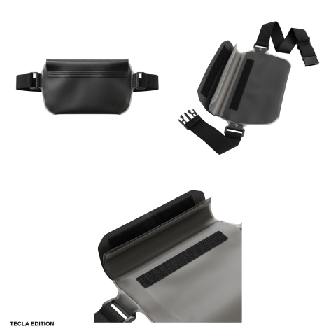 Husa impermeabila telefon pentru telefoane pana la 7", Negru [3]