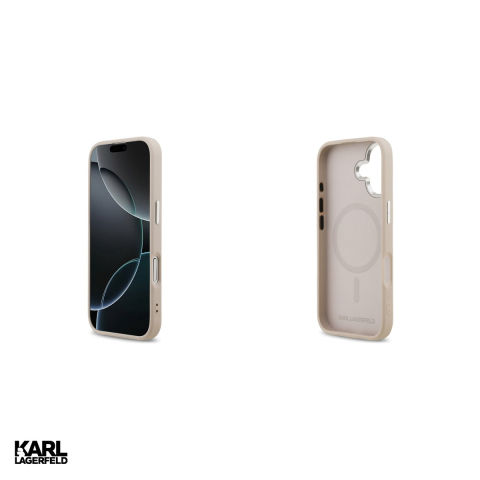 Husa Karl Lagerfeld Choupette Pin pentru iPhone 17, Carcasa magnetica, Roz [4]